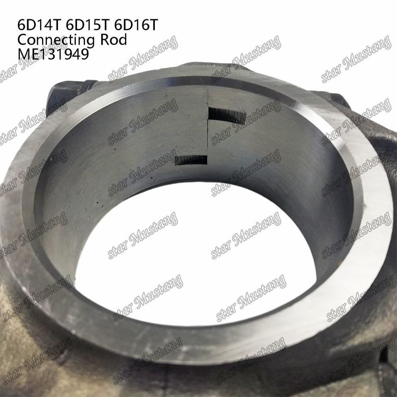 Durable Connecting Rods 6d14t 6d15t 6d16t With Precise Machining With Nut, Staggered, Flat End Me131949 For Mitsubishi