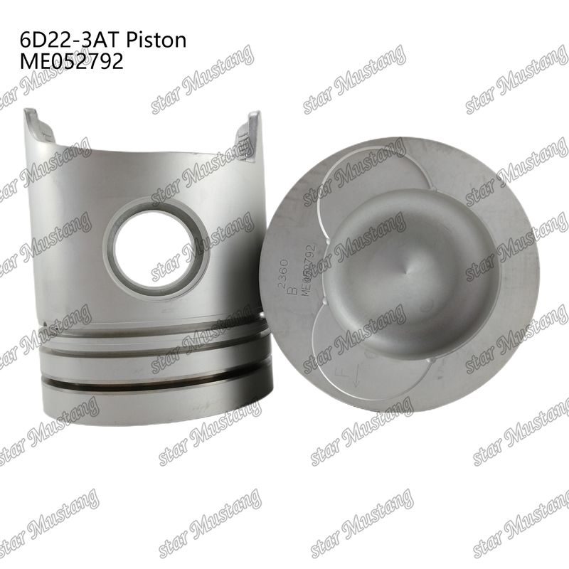 6D22-3AT Engine Piston Chamber Size 80mm 3.3Kx3x4mm ME052792 For Mitsubishi Engine Spare Parts