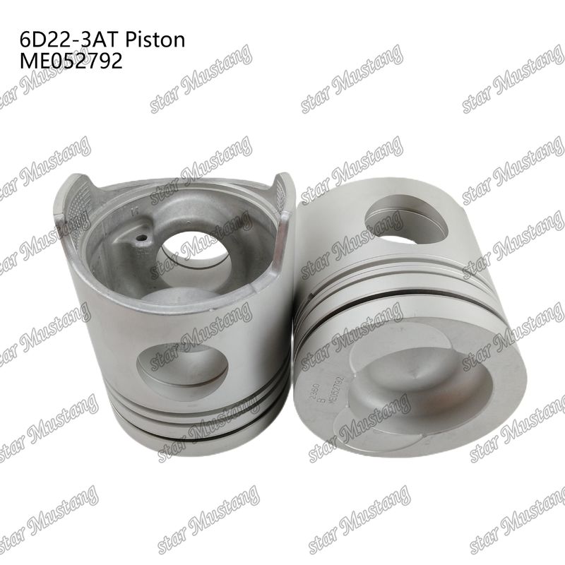 6D22-3AT Engine Piston Chamber Size 80mm 3.3Kx3x4mm ME052792 For Mitsubishi Engine Spare Parts