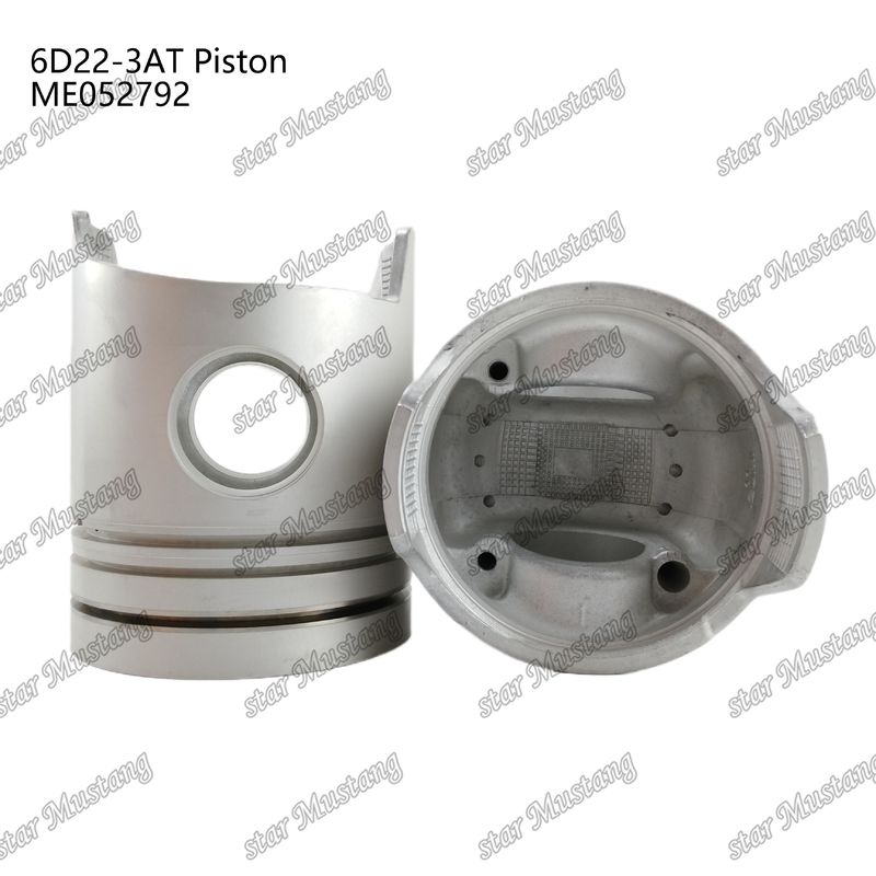 6D22-3AT Engine Piston Chamber Size 80mm 3.3Kx3x4mm ME052792 For Mitsubishi Engine Spare Parts