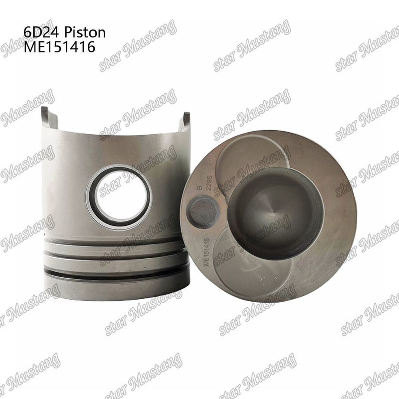 6D24 Engine Piston Chamber Size 69mm 3.3Kx3x4mm ME151416 For Mitsubishi Engine Spare Parts
