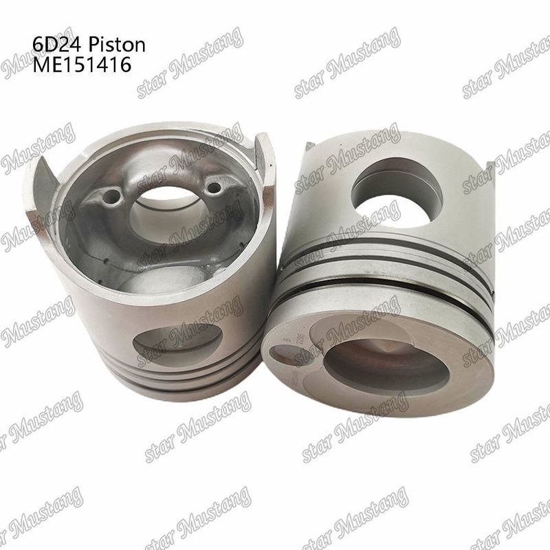 6D24 Engine Piston Chamber Size 69mm 3.3Kx3x4mm ME151416 For Mitsubishi Engine Spare Parts