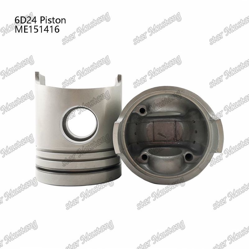 6D24 Engine Piston Chamber Size 69mm 3.3Kx3x4mm ME151416 For Mitsubishi Engine Spare Parts