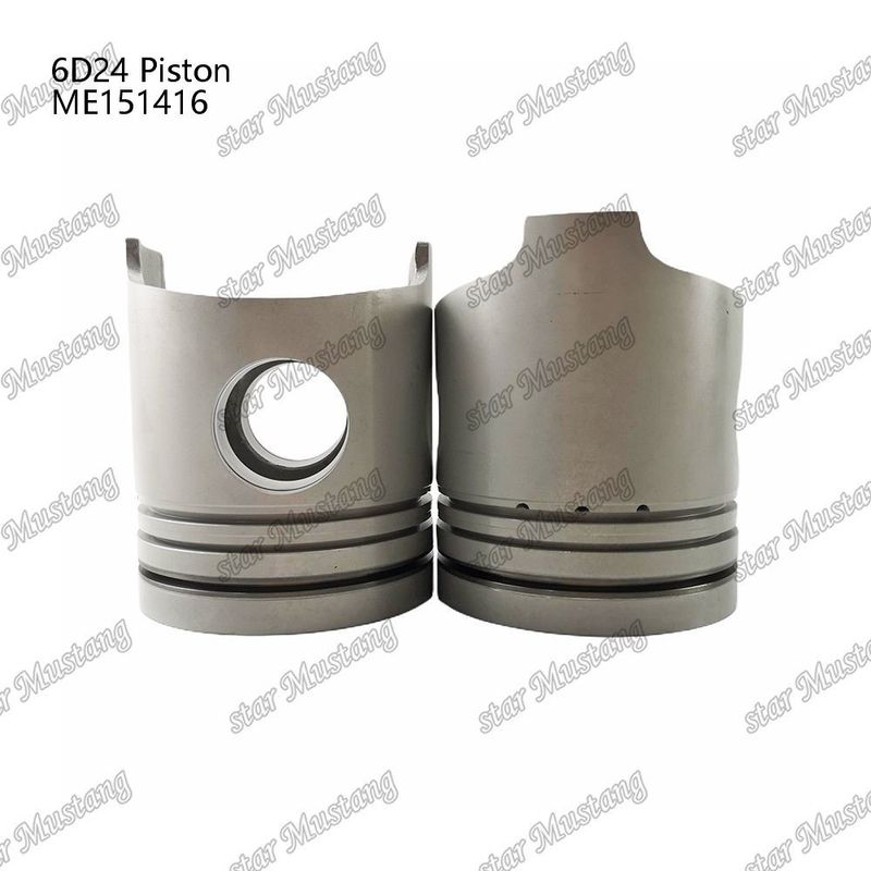 6D24 Engine Piston Chamber Size 69mm 3.3Kx3x4mm ME151416 For Mitsubishi Engine Spare Parts