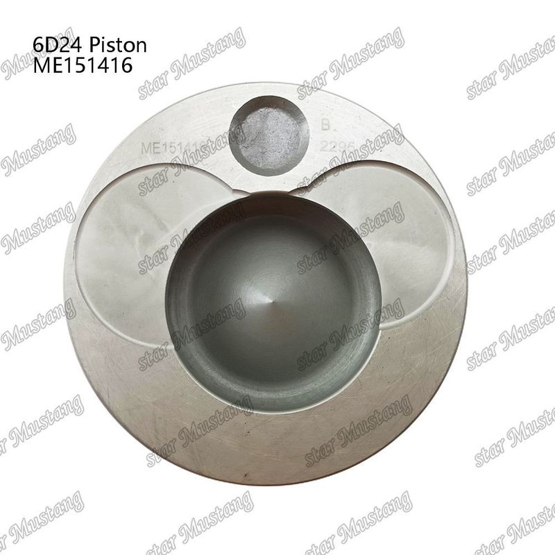 6D24 Engine Piston Chamber Size 69mm 3.3Kx3x4mm ME151416 For Mitsubishi Engine Spare Parts