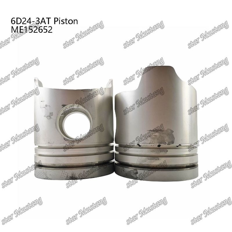 6D24-3AT Engine Piston Chamber Size 66mm 3.3Kx3x4mm ME152652 For Mitsubishi Engine Spare Parts