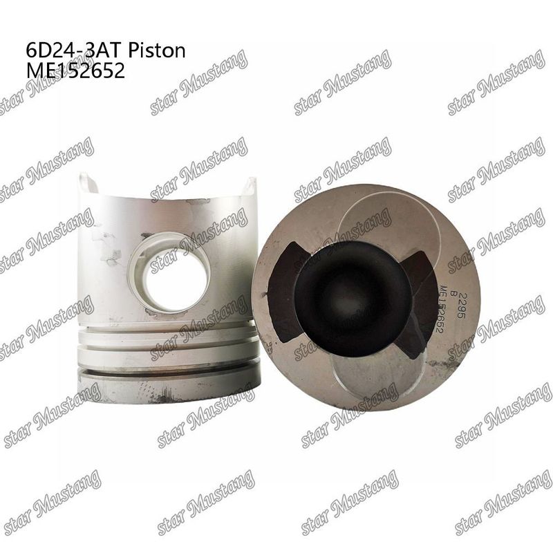 6D24-3AT Engine Piston Chamber Size 66mm 3.3Kx3x4mm ME152652 For Mitsubishi Engine Spare Parts