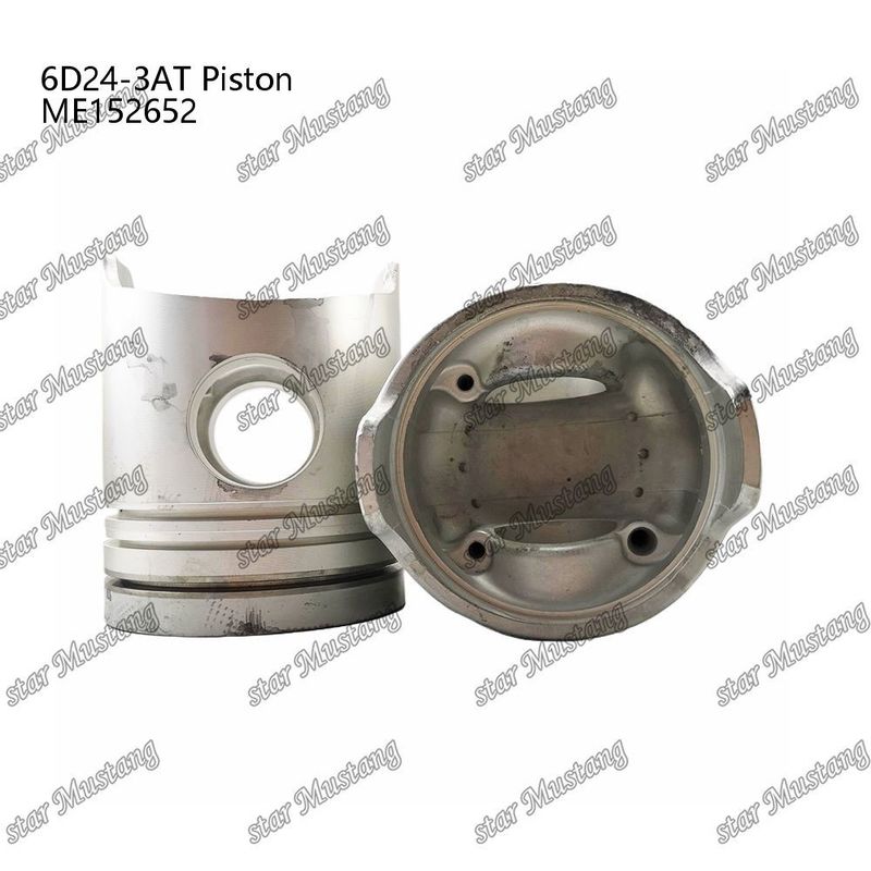 6D24-3AT Engine Piston Chamber Size 66mm 3.3Kx3x4mm ME152652 For Mitsubishi Engine Spare Parts