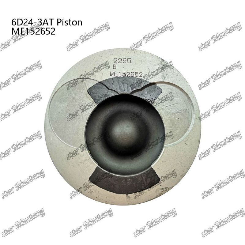 6D24-3AT Engine Piston Chamber Size 66mm 3.3Kx3x4mm ME152652 For Mitsubishi Engine Spare Parts