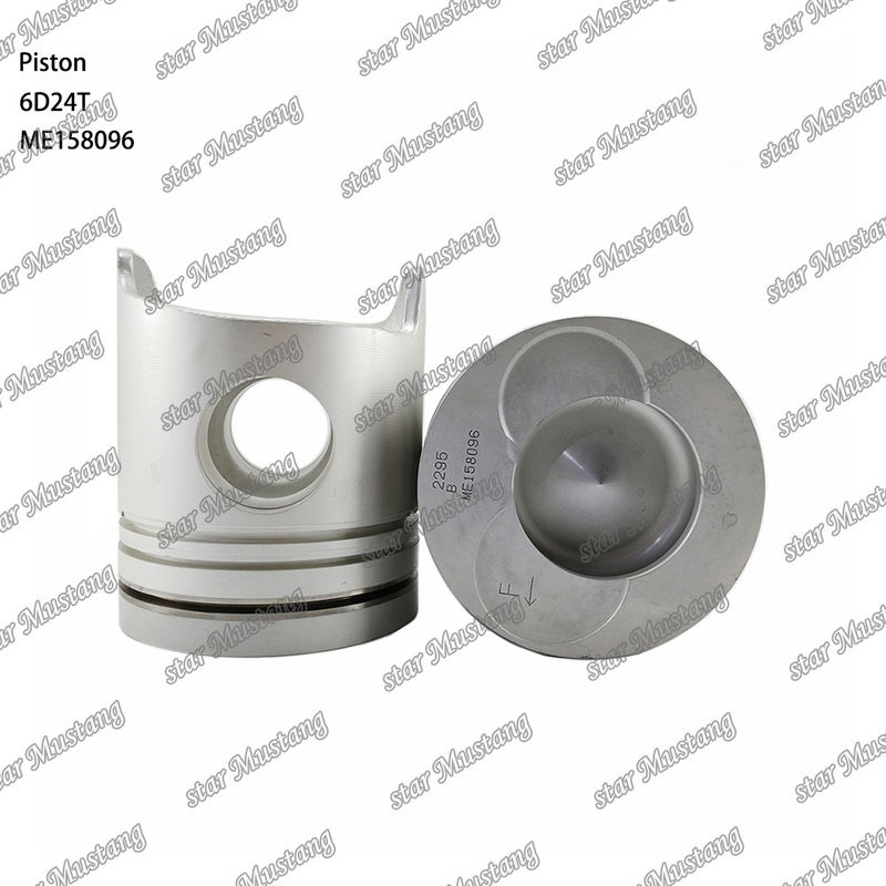 6D24T Engine Piston Chamber Size 69mm 3.3Kx3x4mm ME158096 For Mitsubishi Engine Spare Parts