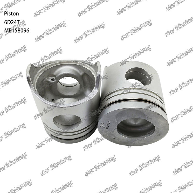 6D24T Engine Piston Chamber Size 69mm 3.3Kx3x4mm ME158096 For Mitsubishi Engine Spare Parts
