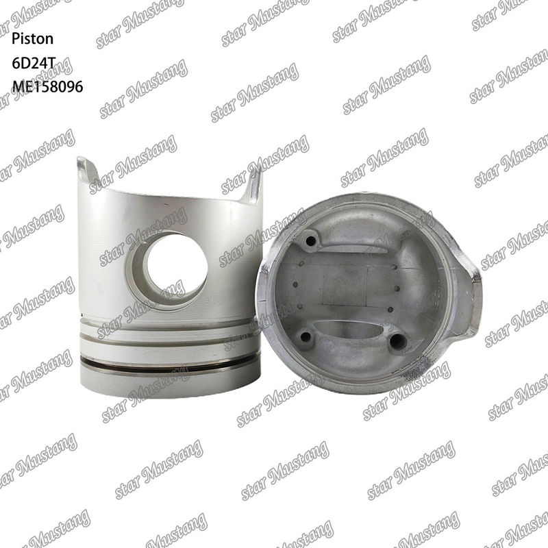 6D24T Engine Piston Chamber Size 69mm 3.3Kx3x4mm ME158096 For Mitsubishi Engine Spare Parts