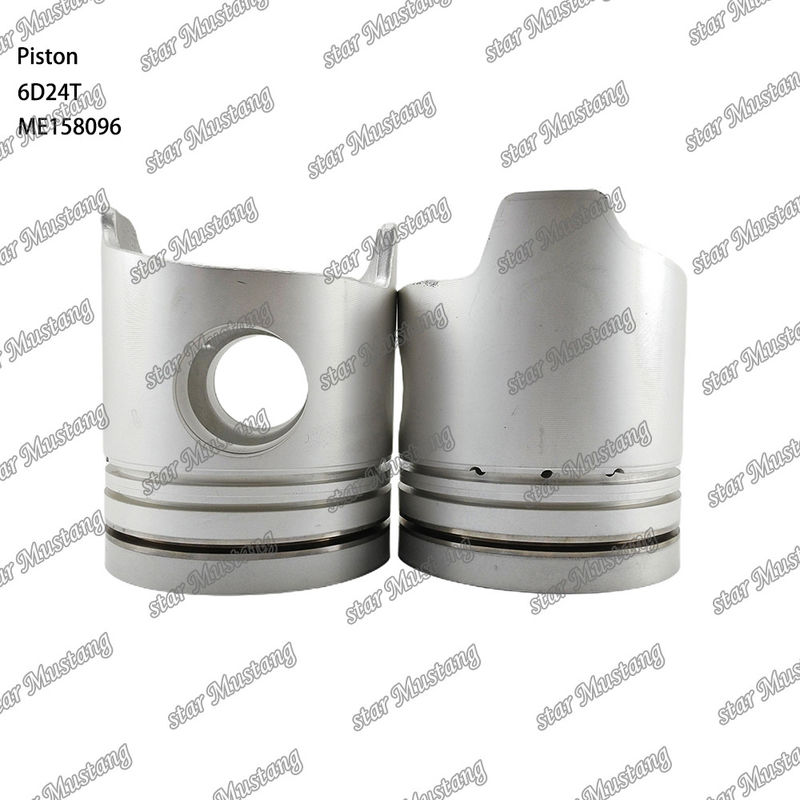 6D24T Engine Piston Chamber Size 69mm 3.3Kx3x4mm ME158096 For Mitsubishi Engine Spare Parts