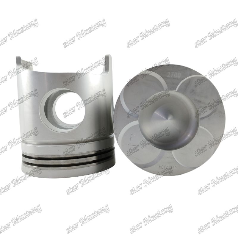 6D40 Engine Piston Chamber Size 72mm ME121199 ME121778 For Mitsubishi Engine Spare Parts