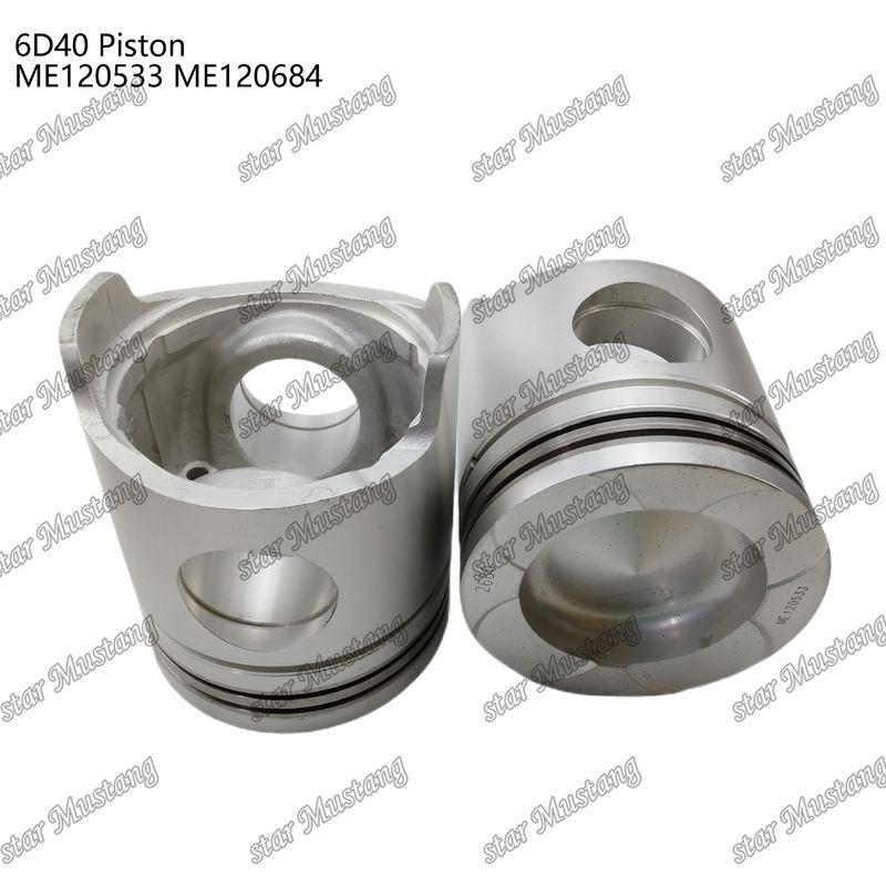 6D40 Engine Piston Chamber Size 90mm ME120533 ME120684 For Mitsubishi Engine Spare Parts