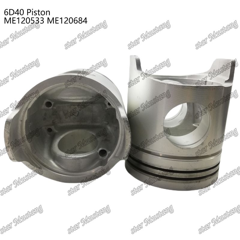 6D40 Engine Piston Chamber Size 90mm ME120533 ME120684 For Mitsubishi Engine Spare Parts