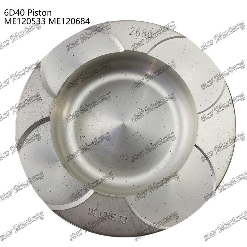 6D40 Engine Piston Chamber Size 90mm ME120533 ME120684 For Mitsubishi Engine Spare Parts