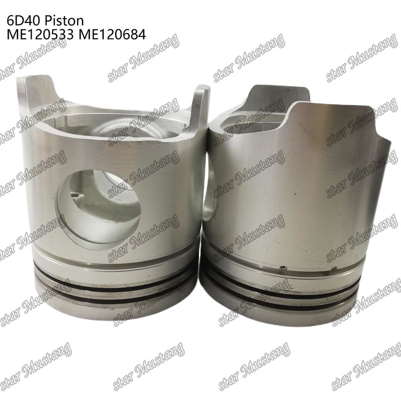 6D40 Engine Piston Chamber Size 90mm ME120533 ME120684 For Mitsubishi Engine Spare Parts