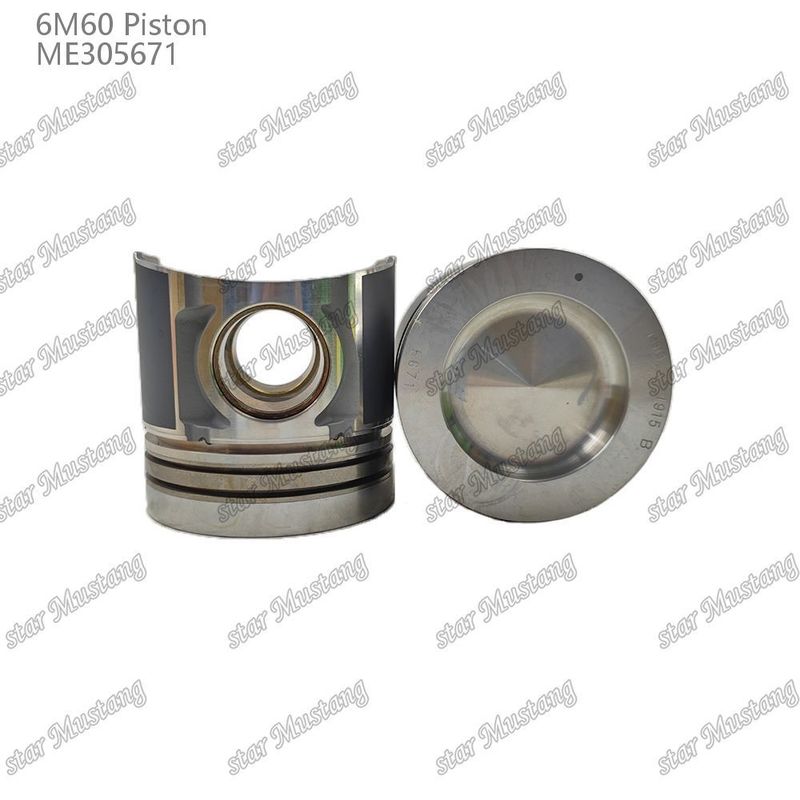 6M60 Engine Piston Chamber Size 79mm ME305671 For Mitsubishi Engine Spare Parts