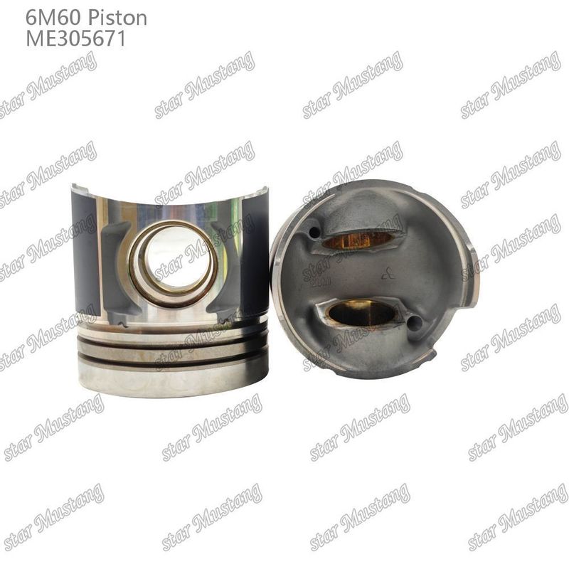 6M60 Engine Piston Chamber Size 79mm ME305671 For Mitsubishi Engine Spare Parts