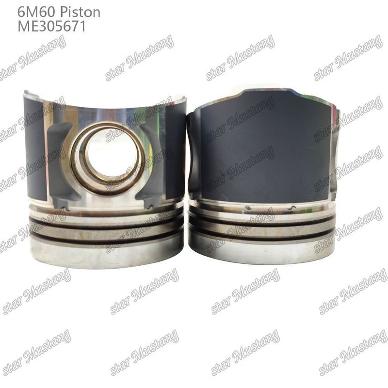 6M60 Engine Piston Chamber Size 79mm ME305671 For Mitsubishi Engine Spare Parts
