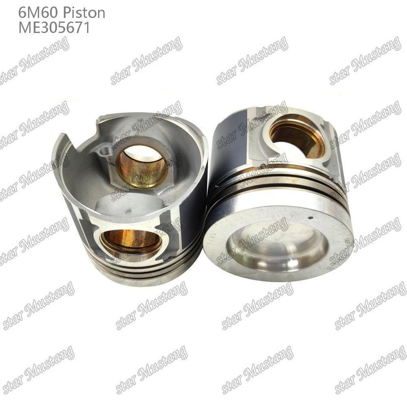 6M60 Engine Piston Chamber Size 79mm ME305671 For Mitsubishi Engine Spare Parts