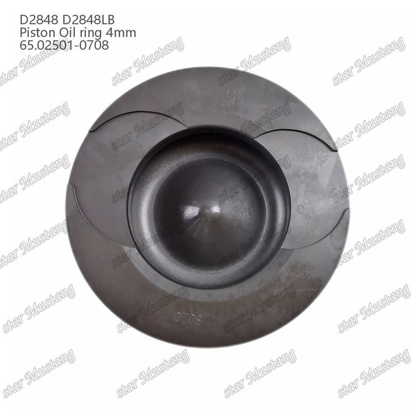 Piston D2848 D2848LB Oil ring 4mm 65.02501-0708 For Doosan Diesel Engine Repair Parts