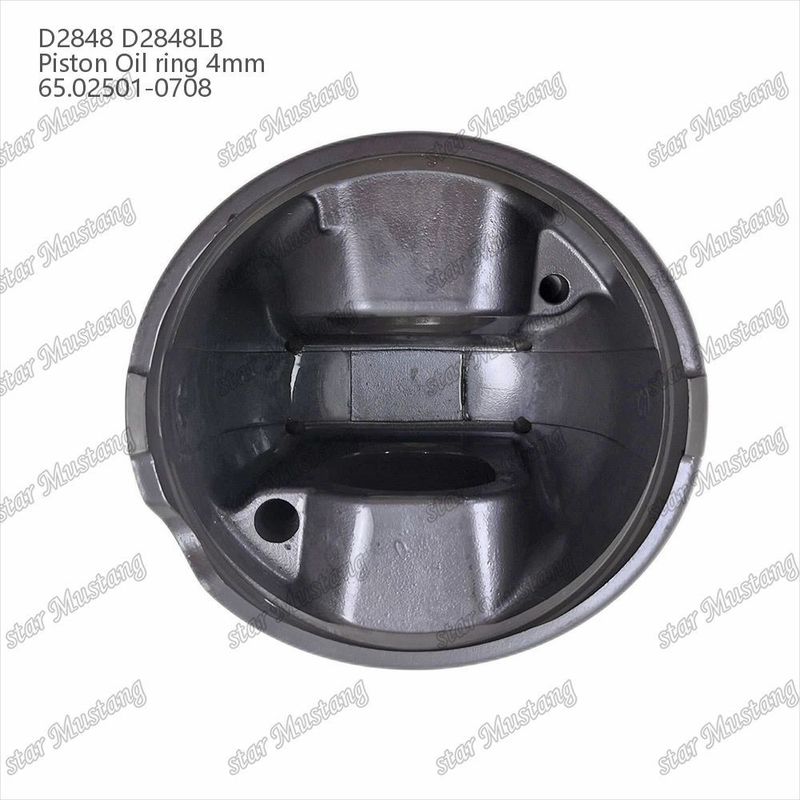 Piston D2848 D2848LB Oil ring 4mm 65.02501-0708 For Doosan Diesel Engine Repair Parts