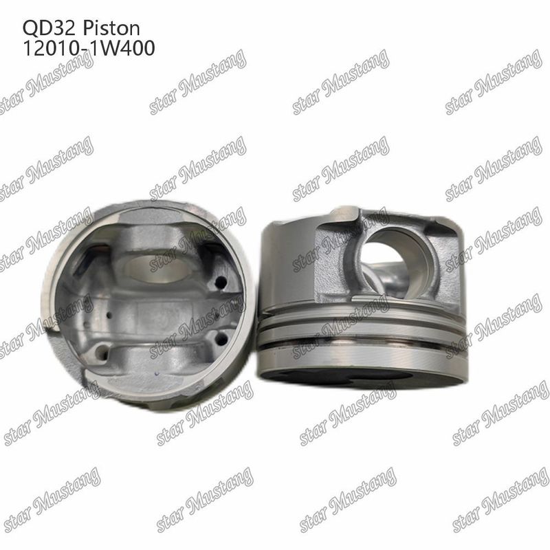 QD32 Engine Piston With Oil Gallery 12010-1W400 For Mitsubishi Engine Spare Parts