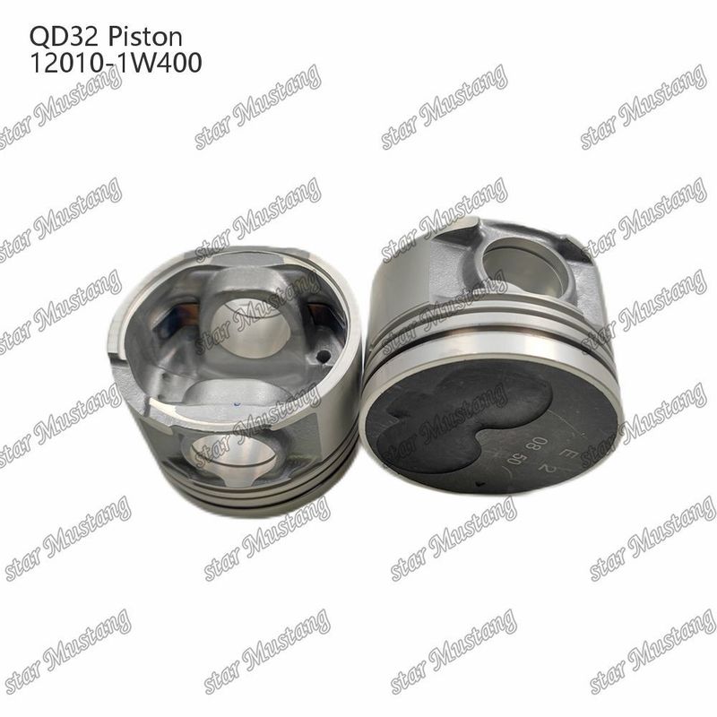 QD32 Engine Piston With Oil Gallery 12010-1W400 For Mitsubishi Engine Spare Parts