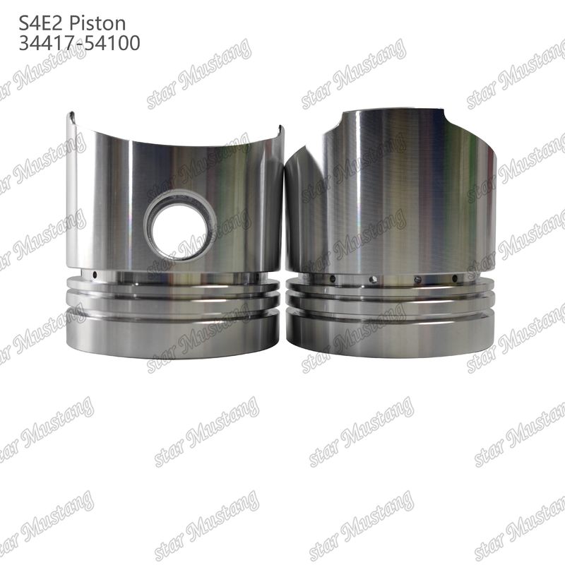 S4E2 Engine Piston Height 98mm Diamater 98mm Pin Hole 28mm 34417-54100 For Mitsubishi Engine Spare Parts