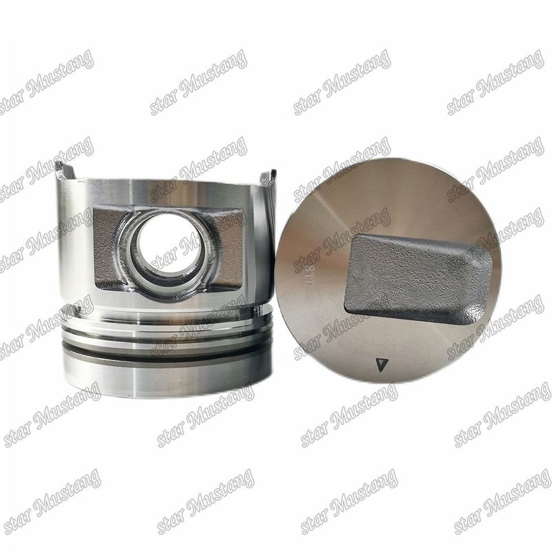 S4S S6S 3044C C3.4 Engine Piston With Alfin Oil Ring 4.5mm 32A17-00100 For Mitsubishi Engine Spare Parts