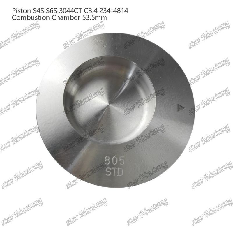 S4S S6S 3044CT C3.4 Engine Piston Alfine Chamber Size 53.5mm Oil Ring 4.5mm 234-4814 For Mitsubishi Engine Spare Parts