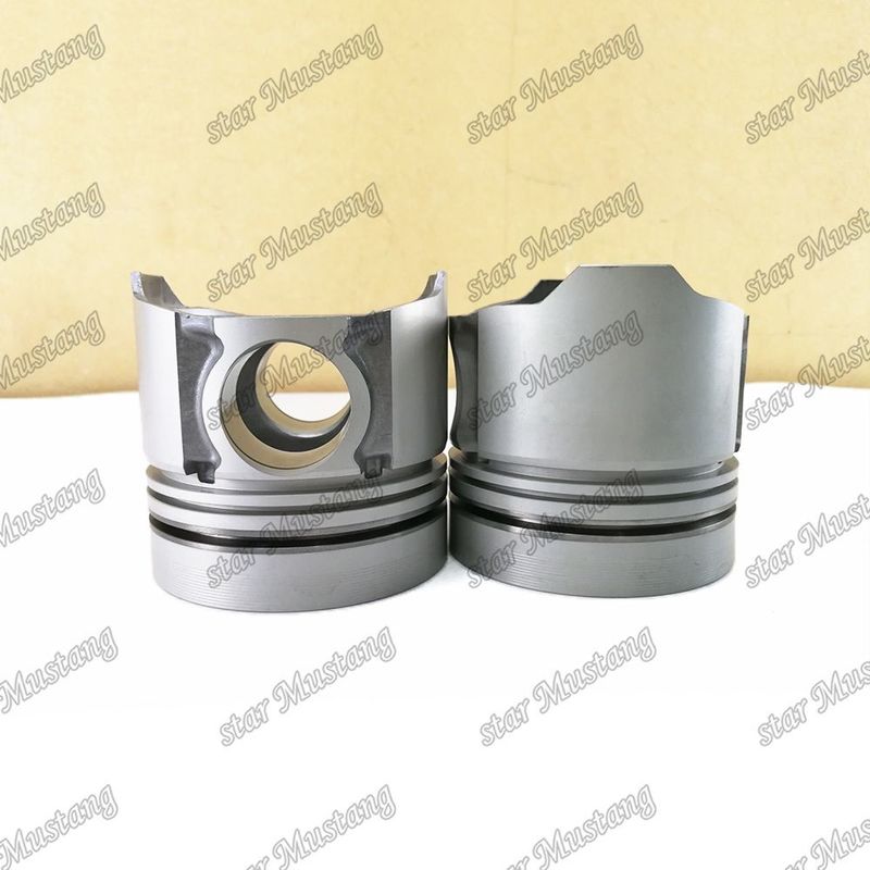 Piston DB58 DH220-7 without groove 36mm pin hole combustion chamber 56mm 65.02501-0416 For Doosan