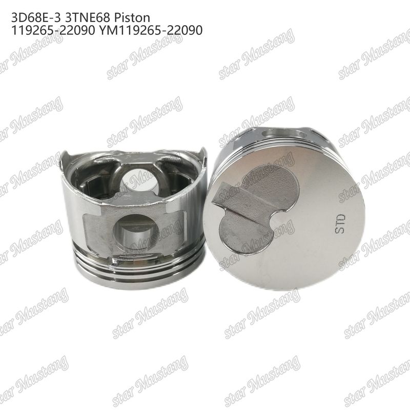 Piston 3D68E-3 3TNE68 Height 53mm 119265-22090 YM119265-22090 For Yanmar Diesel Engine Repair Parts