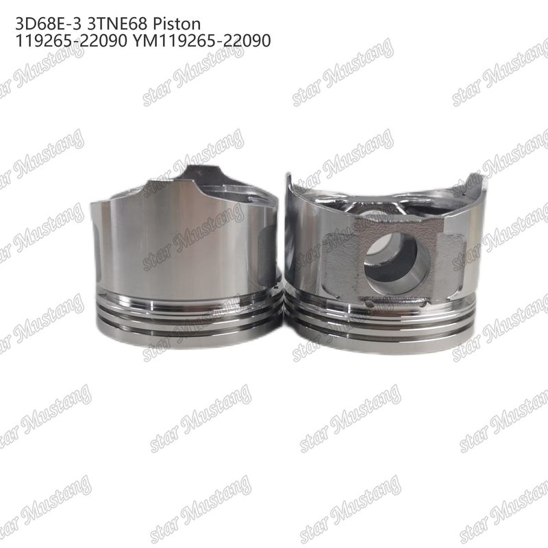 Piston 3D68E-3 3TNE68 Height 53mm 119265-22090 YM119265-22090 For Yanmar Diesel Engine Repair Parts