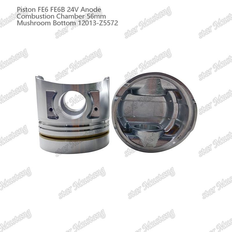 FE6 FE6B Engine Piston 24V Chamber Size 56mm 2.5x2x4mm 12013-Z5572 For Nissan Engine Spare Parts