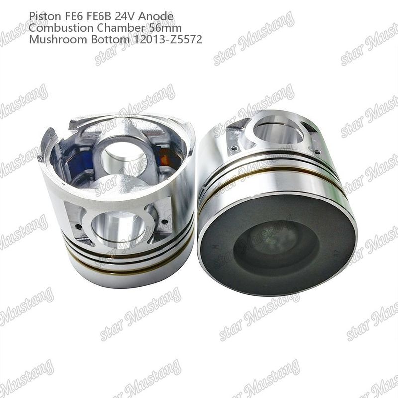FE6 FE6B Engine Piston 24V Chamber Size 56mm 2.5x2x4mm 12013-Z5572 For Nissan Engine Spare Parts