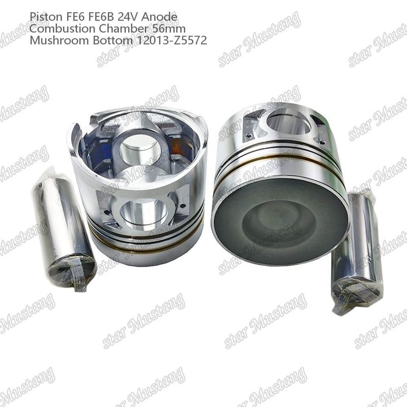 FE6 FE6B Engine Piston 24V Chamber Size 56mm 2.5x2x4mm 12013-Z5572 For Nissan Engine Spare Parts