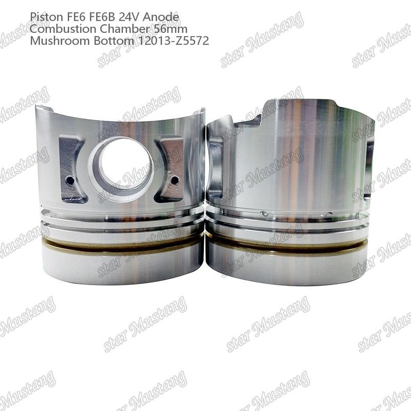 FE6 FE6B Engine Piston 24V Chamber Size 56mm 2.5x2x4mm 12013-Z5572 For Nissan Engine Spare Parts