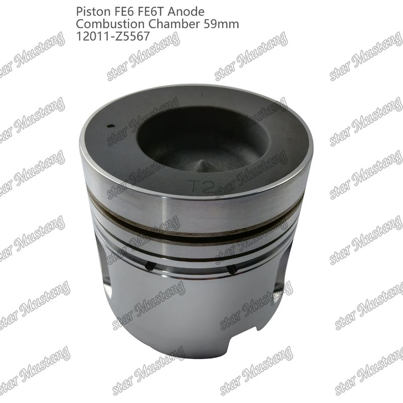 FE6 FE6T Engine Piston Chamber Size 59mm 3x2x4mm 12011-Z5567 For Nissan Engine Spare Parts