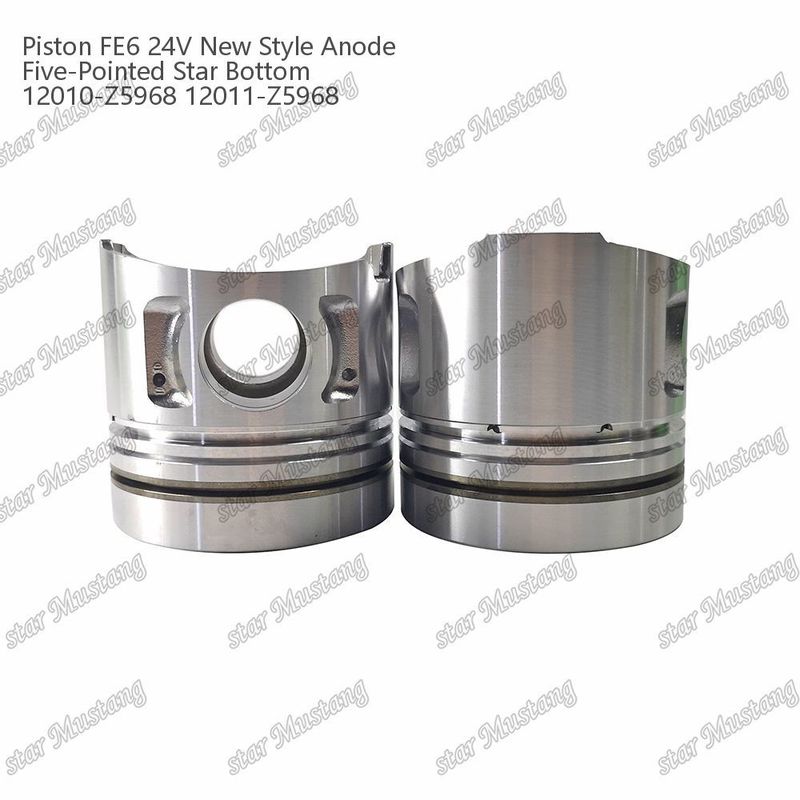 FE6T Engine Piston 24V New Type 2.5x2x4mm 12011-Z5776 12011-Z5506 12011-Z5968 For Nissan Engine Spare Parts