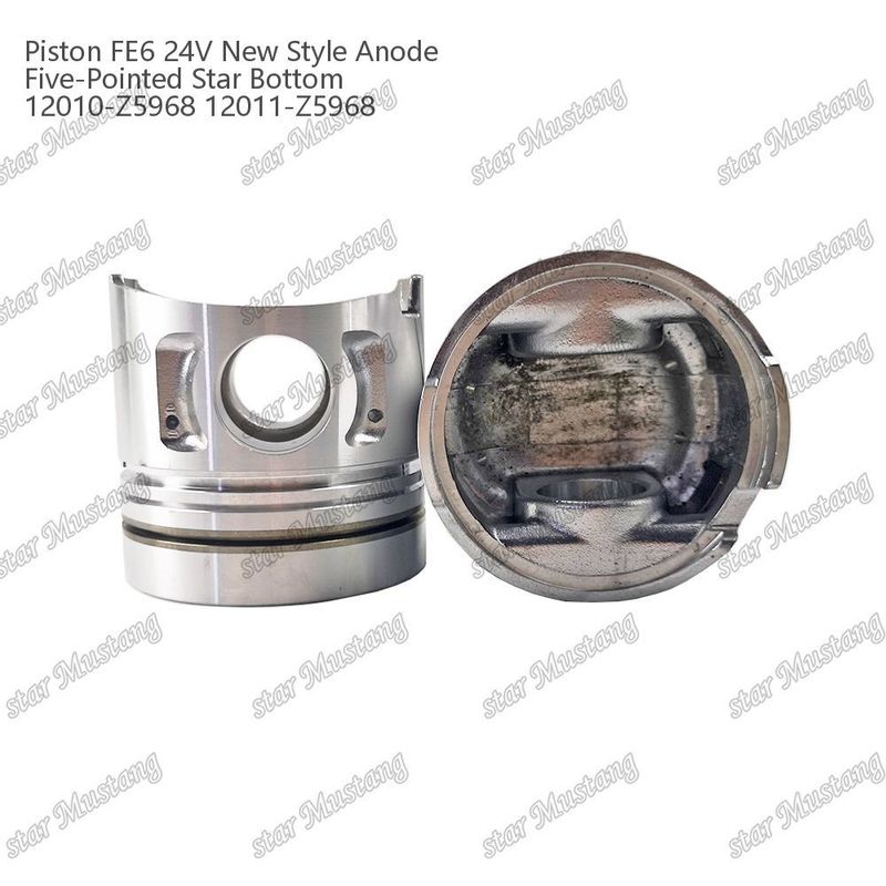 FE6T Engine Piston 24V New Type 2.5x2x4mm 12011-Z5776 12011-Z5506 12011-Z5968 For Nissan Engine Spare Parts