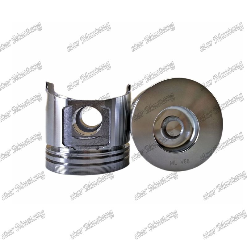 Piston 3D88E-5 3D88E-6 4D88E-5 3TNV88 4TNV88 Chamber Size 43mm 129005-22080 For Yanmar Diesel Engine Repair Parts