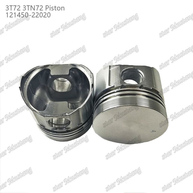 Piston 3TN72 3T72 Flat Bottom 65.5mm Height 121450-22020 For Yanmar Diesel Engine Repair Parts