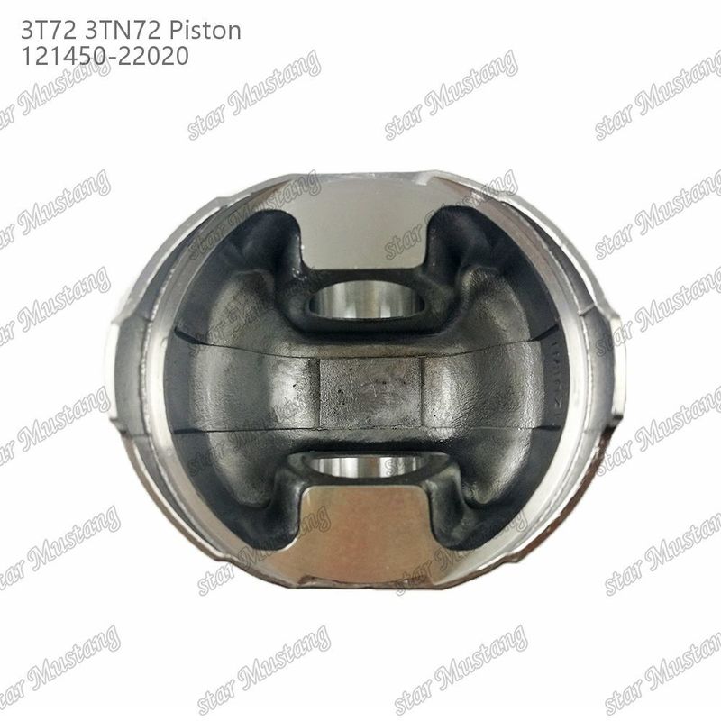 Piston 3TN72 3T72 Flat Bottom 65.5mm Height 121450-22020 For Yanmar Diesel Engine Repair Parts