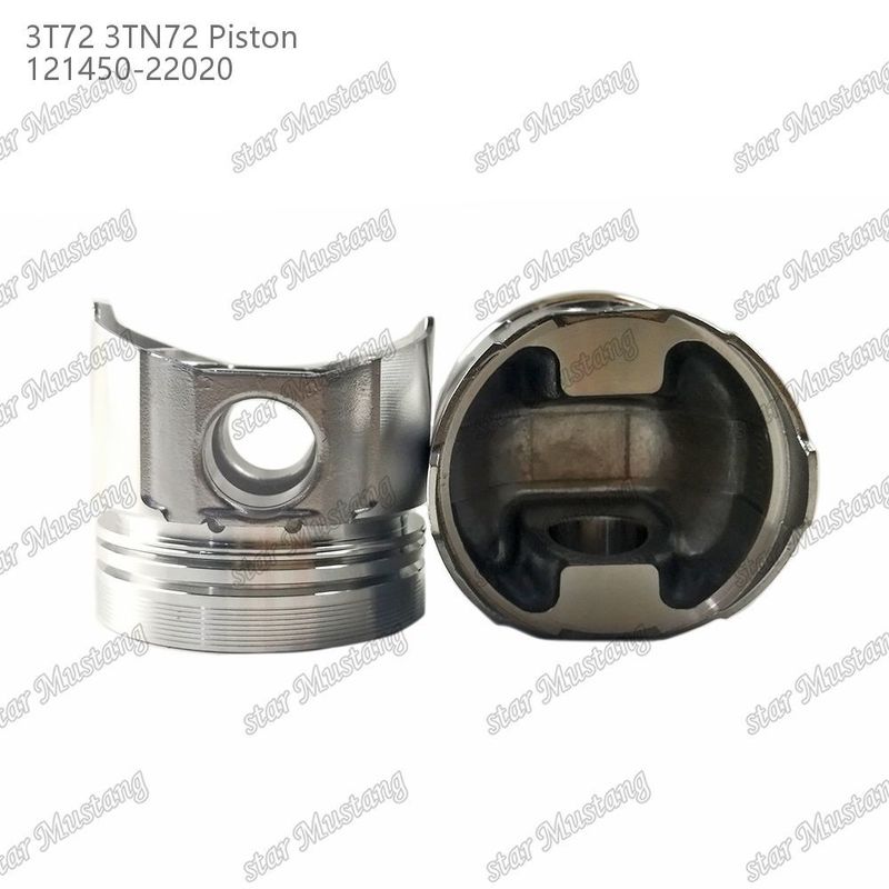 Piston 3TN72 3T72 Flat Bottom 65.5mm Height 121450-22020 For Yanmar Diesel Engine Repair Parts
