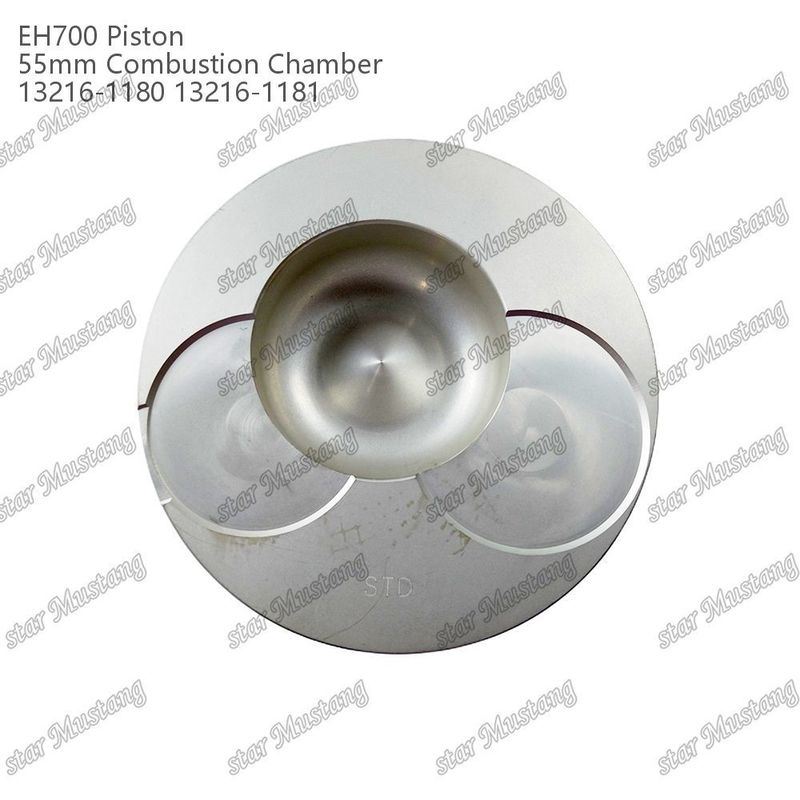 Piston EH700 55mm Combustion Chamber 13216-1181 13216-1180 For Hino Diesel Engine Repair Parts