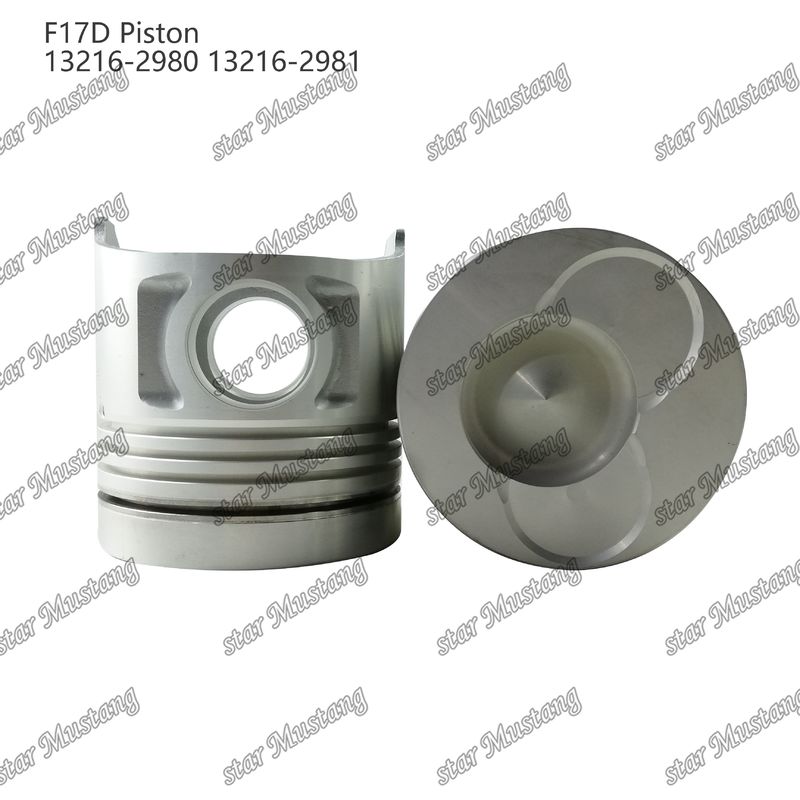 Piston F17D Combustion chamber 69mm 13216-2980 13216-2981 For Hino Diesel Engine Repair Parts