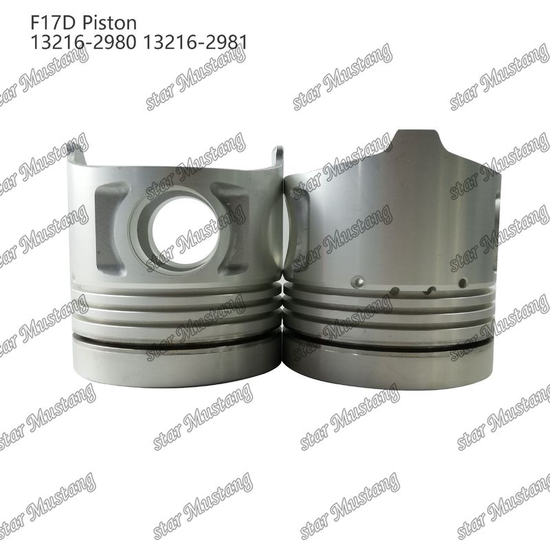 Piston F17D Combustion chamber 69mm 13216-2980 13216-2981 For Hino Diesel Engine Repair Parts